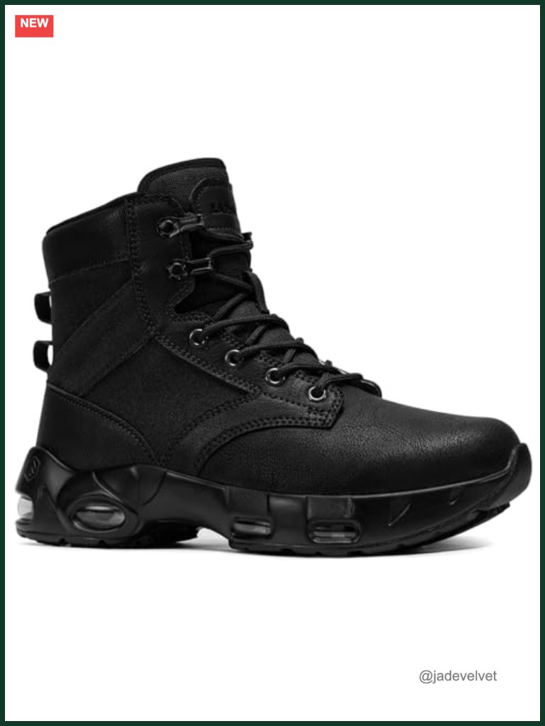 Non Slip Women's Work Boots Slip Resistant Sole-Cushion Zipper Comfort Botas